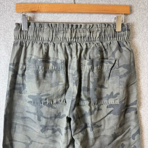 Loft High Rise Camo Joggers Womens Size XS Casual Comfort Boho Grunge Army Pants - Picture 8 of 14